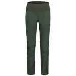 Pantalons de ski Maloja verts en shoftshell coupe-vents respirants stretch Taille L pour femme en promo 