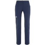 Pantalons de randonnée Millet bleus stretch Taille L pour femme en promo 