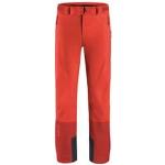 Pantalons techniques de mariage orange en hardshell avec ceinture imperméables coupe-vents Taille L pour homme 