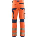 Pantalons de travail orange fluo stretch 