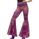Déguisements des années 70 multicolores Taille L look hippie pour femme 