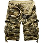 Collants de cyclisme pour la fête des pères kaki camouflage Taille 3 XL plus size look militaire pour homme 