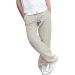 Pantalons de randonnée kaki à carreaux en velours imperméables respirants Taille L plus size coupe regular pour homme 