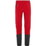 Pantalons de randonnée Millet Pierra rouges coupe-vents respirants stretch Taille S look fashion pour homme 