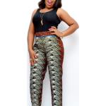 Pantalons pour la fête des mères imprimé africain à motif Afrique à imprimés style ethnique pour femme 