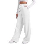 Pantalons de randonnée blancs respirants Taille M plus size look Hip Hop pour femme 