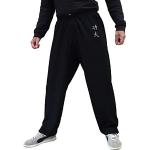 Pantalon Kung Fu Style Tai Chi et Wing Chun Pantalon Homme Femme Ample et Agréable en Viscose (KF Noir, Taille XL)