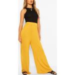 Pantalons large Boohoo jaune moutarde à fleurs Taille XS pour femme en promo 