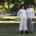 Pantalons large blancs en coton bio éco-responsable 