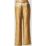 Pantalons large OKS shirts marron Taille L pour femme en promo 
