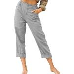 Pantalons large respirants Taille XL plus size look casual pour femme 