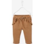 Pantalons Vertbaudet marron en coton à volants Taille 12 mois pour bébé de la boutique en ligne Vertbaudet.fr 