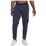 Pantalons Nike Pro bleus en polaire Taille XL pour homme en promo 