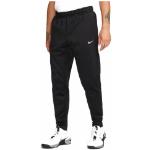 Pantalons taille élastique Nike Therma noirs en polaire Taille L look casual pour homme en promo 