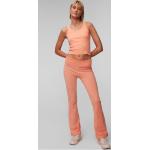 Pantalons taille haute Deha orange avec ceinture bio look fashion pour femme 