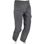 Pantalons cargo gris look militaire pour femme 
