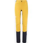 Pantalons de randonnée Millet Pierra jaunes respirants stretch Taille L look fashion pour femme 