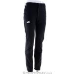 Pantalons de ski Millet Pierra noirs en shoftshell coupe-vents respirants stretch Taille M look fashion pour homme 