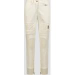 Pantalons cargo Aeronautica Militare blancs camouflage en jersey stretch look urbain pour femme 