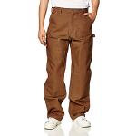Pantalons droits Carhartt marron à logo en toile W33 look fashion pour homme en promo 