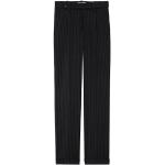 Pantalons de costume Zadig & Voltaire noirs à rayures en viscose Taille XXS pour femme 