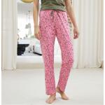 Pantalons de pyjama roses à fleurs en coton Taille XXL style bohème pour femme en promo 