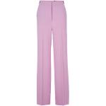 Pantalons taille haute de créateur HUGO BOSS BOSS rose bonbon en coton bruts Taille XL look business pour femme 