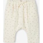 Sarouels Vertbaudet blanc d'ivoire en coton Taille 1 mois pour bébé en promo de la boutique en ligne Vertbaudet.fr 