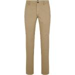 Pantalons chino de créateur HUGO BOSS BOSS beiges en coton stretch W31 L32 pour homme 