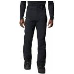 Pantalons de ski Mountain Hardwear noirs en shoftshell avec ceinture Taille S pour homme 