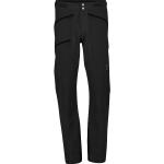 Pantalons de sport Scott noirs en shoftshell imperméables stretch Taille L look fashion pour homme 
