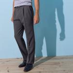 Pantalons à pinces Blancheporte gris en polyester Taille XXL plus size pour homme en promo 