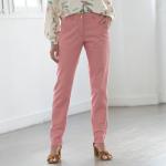 Pantalons roses en coton à imprimés Taille XS coupe mom pour femme 