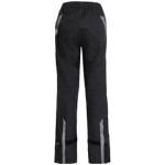 Pantalons de pluie Vaude noirs bluesign éco-responsable Taille L pour femme en promo 