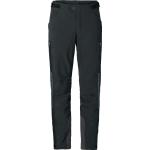Pantalons Vaude Qimsa noirs en shoftshell stretch Taille XL pour homme 