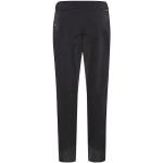 Pantalons de randonnée Vaude Qimsa noirs en shoftshell coupe-vents look fashion pour femme 