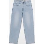 Pantalons taille basse Volcom bleu indigo délavés look fashion 