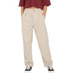 Pantalons large Volcom marron tapered Taille L look fashion pour femme 