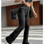 Pantalons noirs Taille XL coupe bootcut pour femme 