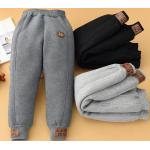 Pantalons de sport gris en peluche respirants Taille 8 ans look casual pour garçon de la boutique en ligne joom.com/fr 