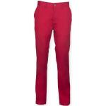Front Row Mens Cotton Rich Stretch Chino Trousers