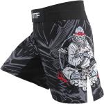Shorts de MMA noirs en fibre synthétique Taille XS pour homme 