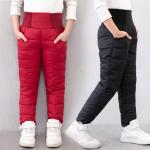 Pantalons de ski rouges en polyester imperméables lavable à la main look casual pour garçon de la boutique en ligne joom.com/fr 