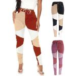 Jeans taille haute multicolores en fibre synthétique Taille 3 XL look streetwear pour femme 