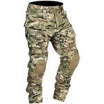 Pantalons de randonnée multicolores camouflage Taille XL look militaire pour homme 
