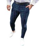 Pantalons classiques à carreaux en velours à motif Afrique Taille XXL plus size look fashion pour homme 