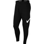 Pantalons Nike Swoosh noirs tapered Taille S look sportif pour homme 