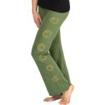 Pantalons de yoga dorés en coton Pays coupe bootcut pour femme 