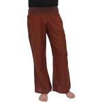 Pantalons de yoga marron en coton Taille L look fashion pour homme 