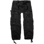 Pantalons en lin Brandit noirs Taille XXL look fashion pour homme 